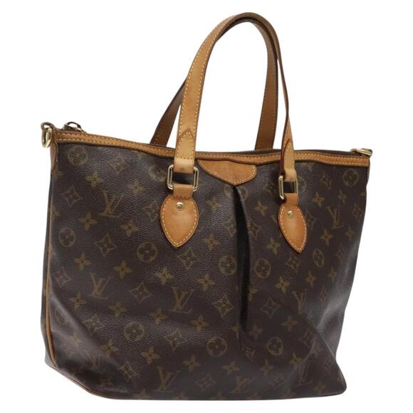 LOUIS VUITTON Monogram Palermo PM Tote Bag M40145 - Picture 1 of 16